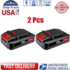 2x New Rechargeable Lithium-Ion Battery - 20V / 1500mAh For BAUER 20V Power Tool