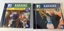 MTV KARAOKE The Rock Show and KARAOKE Gotta Have Pop CDs Bundle. New and Sealed 
