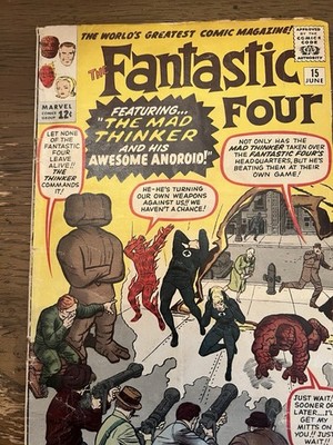 Fantastic Four #15 (Marvel Comics June 1963)
