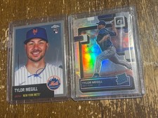2022 Topps Chrome Platinum Anniversary Tylor Megill Auto Rated Rookie Card. rookie card picture