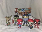 Funko Pop! Vinyl: Marvel Holiday Christmas Themed Lot Of 11 Figures