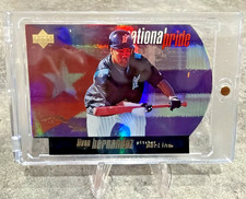1998 Upper Deck Baseball National Pride Die-Cut Marlins #NP7 Livan Hernandez