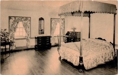 Blue Room, Stratford Hall, Westmoreland County, Virginia, Thomas Lee, Postcard