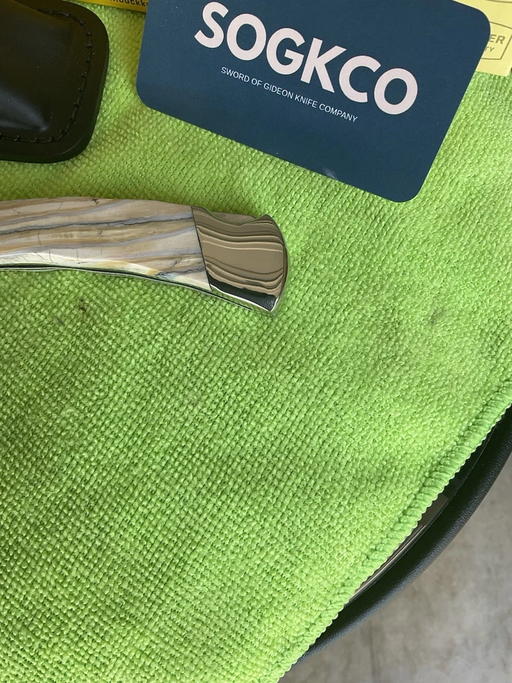 Buck 112 Custom Knife Mammoth Molar And File Work U Pick The Serial Number - Image 4 of 4