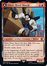 Slicer, Hired Muscle - Foil NM MTG Universes Beyond: Transformers