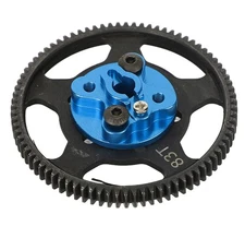 HD Steel 83T Gear with Alloy Spur Gear Mount for Tamiya CC-02 Silver