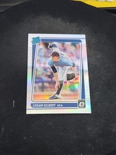 2021 Panini Donruss Optic - Rated Rookie Logan Gilbert #141 Holo Prizm (RC)