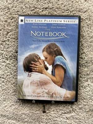 The Notebook DVD 2004 Platinum Series Ryan Gosling Rachel McAdams Romance