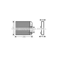 WäRmetauscher Innenraumheizung Volvo V40 Kombi FüR Vw S40 I Vs Dg_A