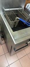 Falcon Commercial Deep Fat Fryer Floor Model 2 Pot with 2 Fryer Baskets