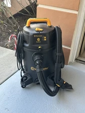 Vacmaster 6 Gallon 5.5HP Wet Dry Car Vacuum Cleaner Upholstery Shampoo 3-IN-1