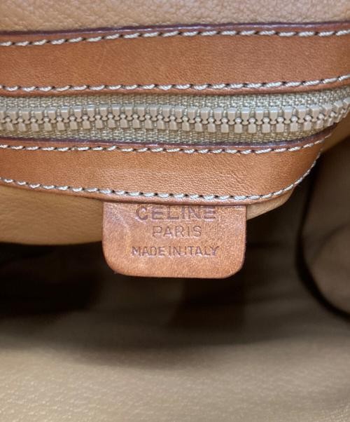 CELINE Brown Macadam Pattern Drawstring Shoulder … - image 17