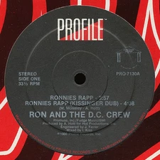 Ron And The D.C. Crew - Ronnies Rapp, 12", (Vinyl)