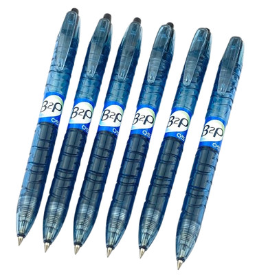 Pilot B2P Gel Tinte Tintenroller - schwarze Tinte 0,5 - grün recycelt - 6er Pack