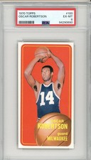 Oscar Robertson 1970 Topps #100 PSA 6 EX-MINT Basketball Card Nice Centered HOF