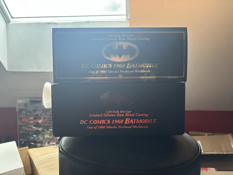 2005 CORGI DC COMICS 1960 BATMOBILE-1/24 -RAW METAL LIMITED EDITION IN BOX - Image 2 of 4