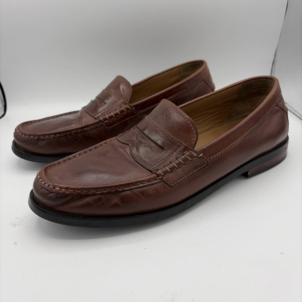 Mens Cole Haan Pinch Classic Maine Gray Suede Tassel‎ Loafers Shoes Size 9 M GUC Men main image 3