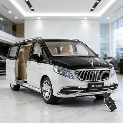 1:24 Benz Maybach VS680 MPV Key Control Diecast Car Model Sound Light Boys Gift
