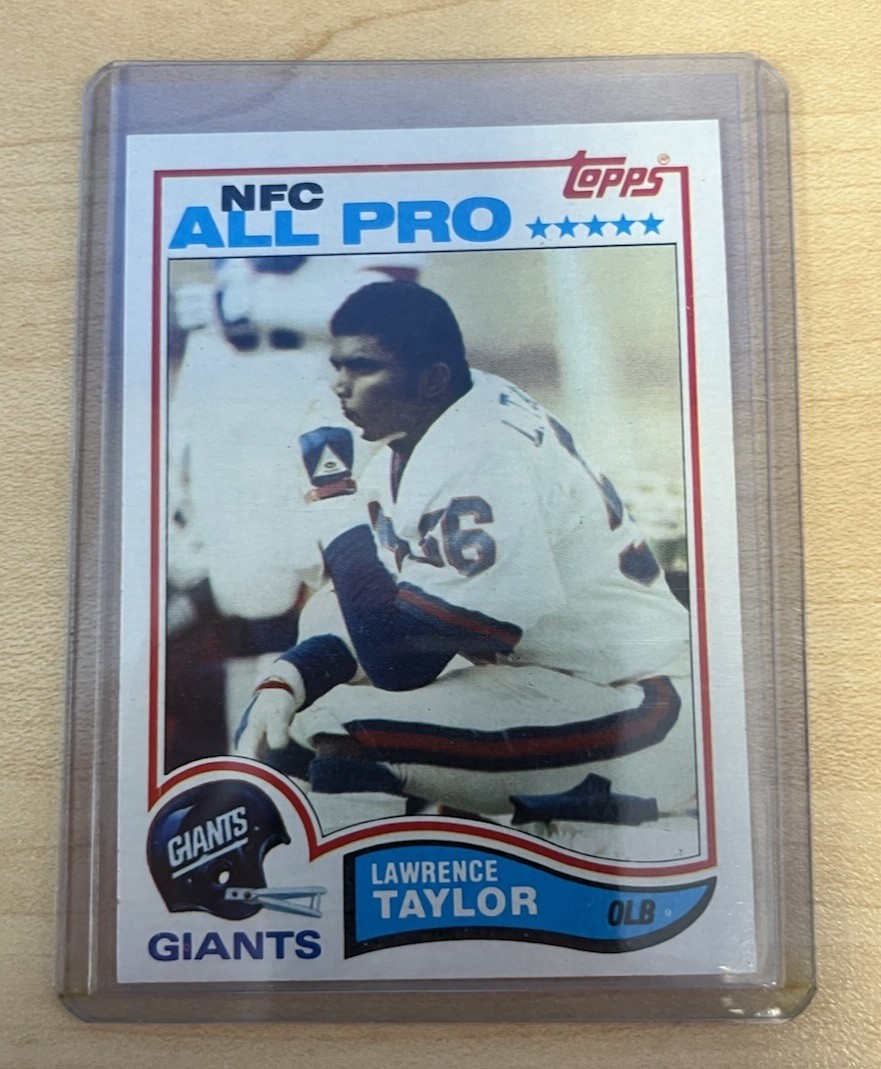 1982 Topps Lawrence Taylor #434 RC Vintage New York Giants Rookie Card
