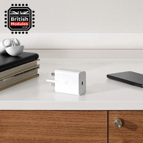Google 30W USB-C Power Adapter 3Pin UK Charger GA03499-GB Plug Wall - Picture 2 of 5
