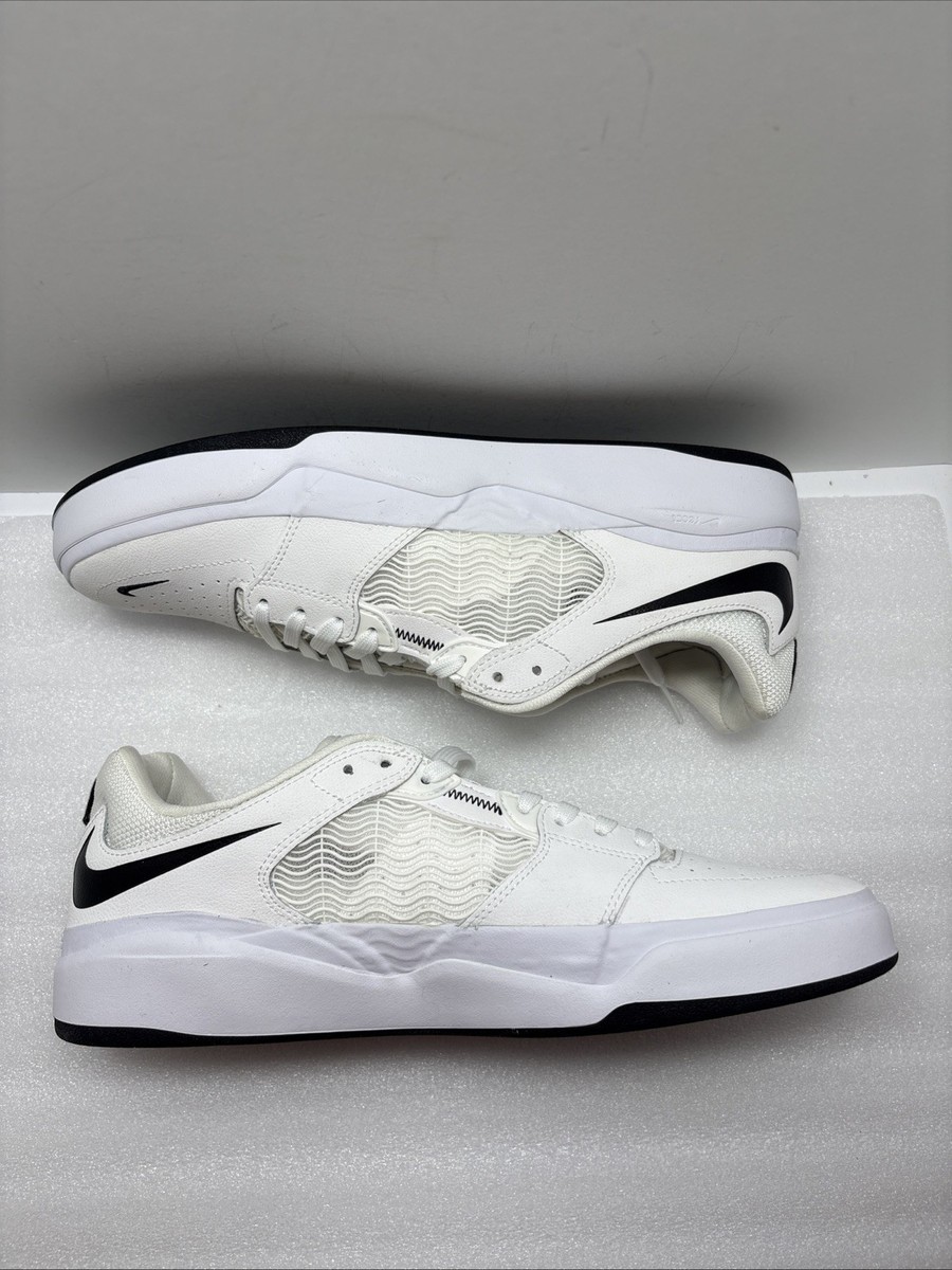 Nike SB ISHOD WAIR PREMIUM SB WHITE BLACK Mens Size 10 LA NYC