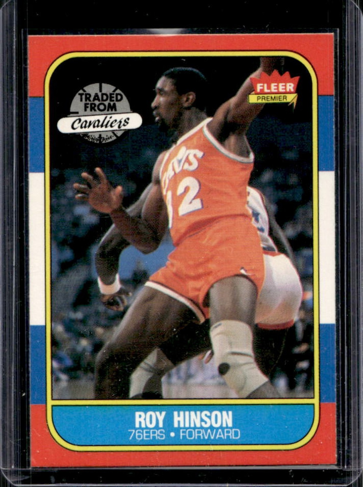 1986-87 Fleer Roy Hinson Rookie RC #46 76ers