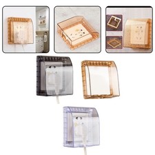 Sturdy and Waterproof Wall Switch Socket Case Transparent Design Easy to Use