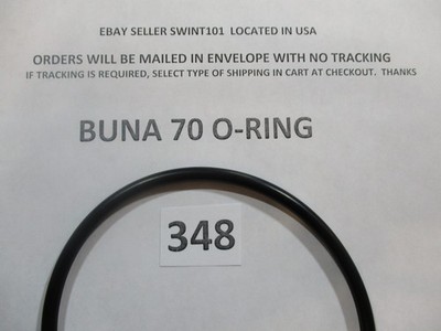 348 O-ring 4-3/8'' ID x 4-3/4'' OD x 3/16'' thick. Buna-70.  Quan 1.