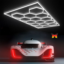 14X Hexagon LED Lampe Werkstatt Garage Wand D...