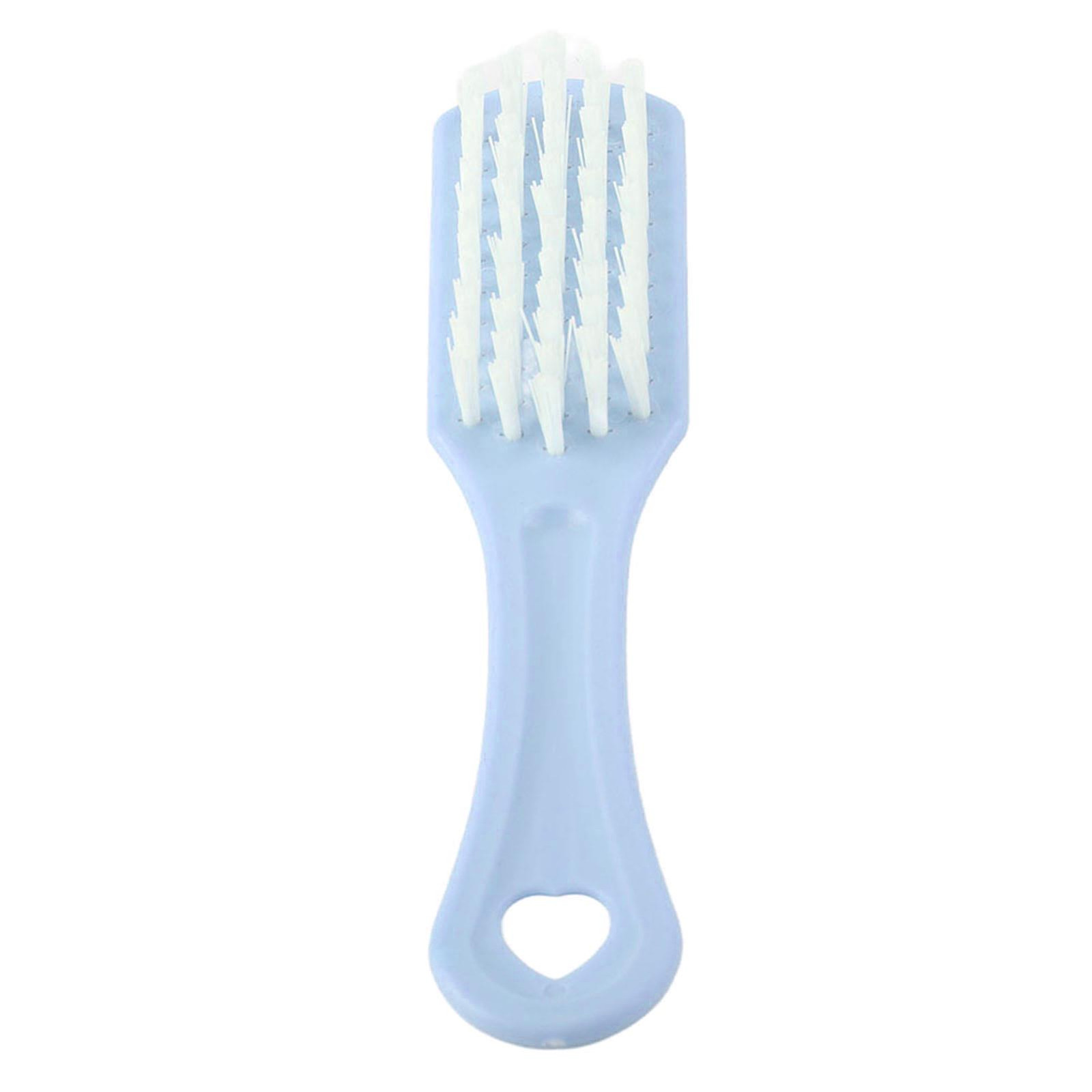 Multi Purpose Shoe Cleaning Brush with Nylon Bristles Durable Scrubber Tool Blue