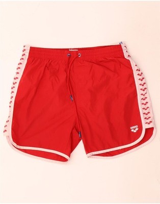 Arena Herren Grafik Badeshorts Large rot Colourblock Polyester CK13