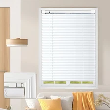 No Tools No Drill Cordless Mini Blinds 36" Wx 64" H,