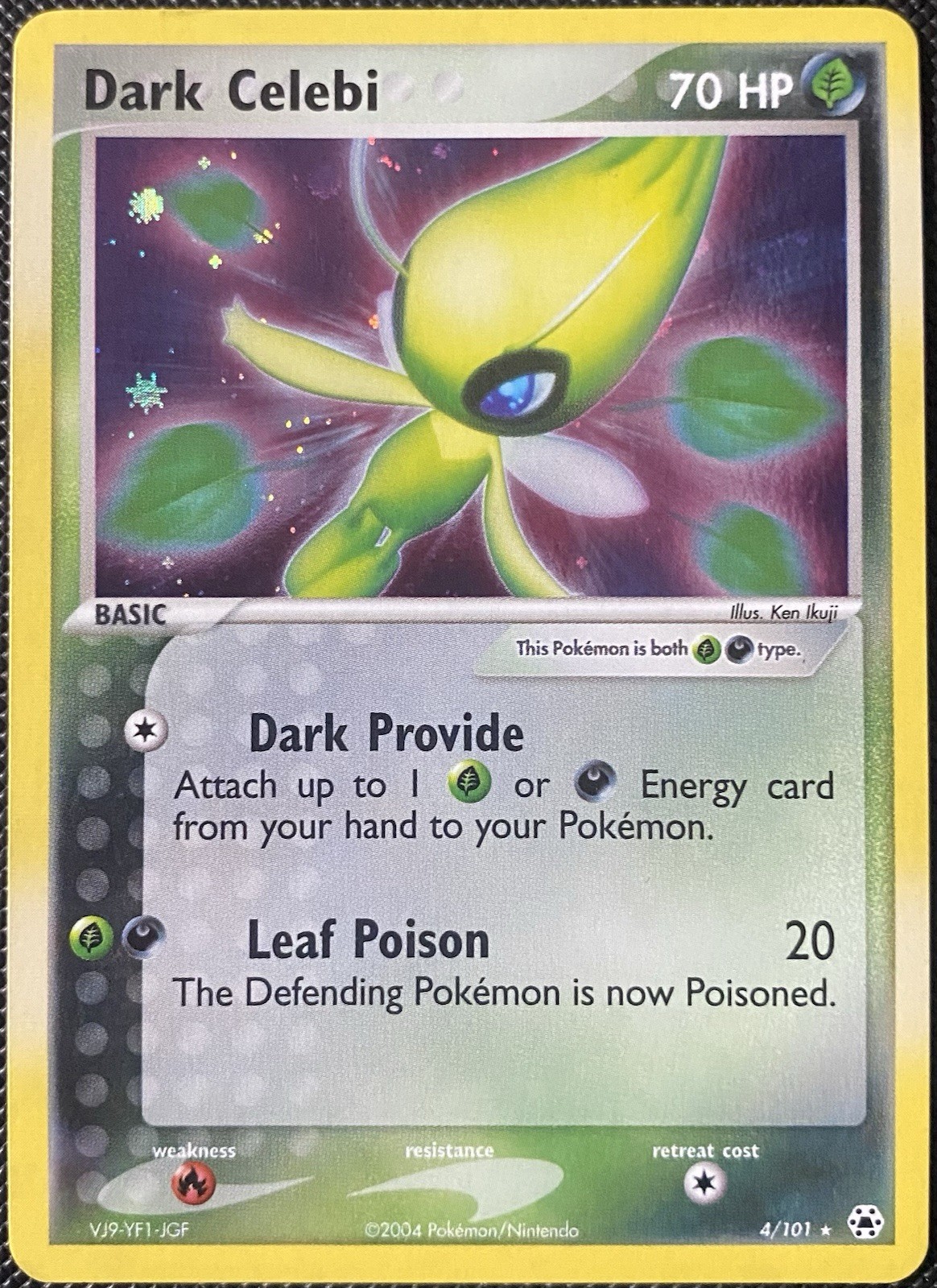 Dark Celebi 4/101 Hidden Legends Holo - Pokémon Card