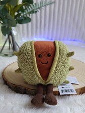 Jellycat Amusable Conker Brand New with Tags Soft Toy Plush Rare Retired