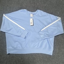 Women  s Adidas 3-Stripes Oversized Fleece Sweatshirt Sz XX Large Top W 3S FT SWT