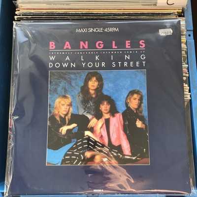 LP Vinyl - Maxi Single 12  - Bangles - Walking Down Your Street - 1986 - TOP !!!