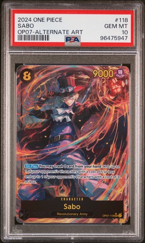 Sabo (Parallel) graded PSA 10 for sale on eBay
