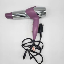 Remington Blowout Hair Dryer D-1880S Purple Lilac Chrome Works One Attachment