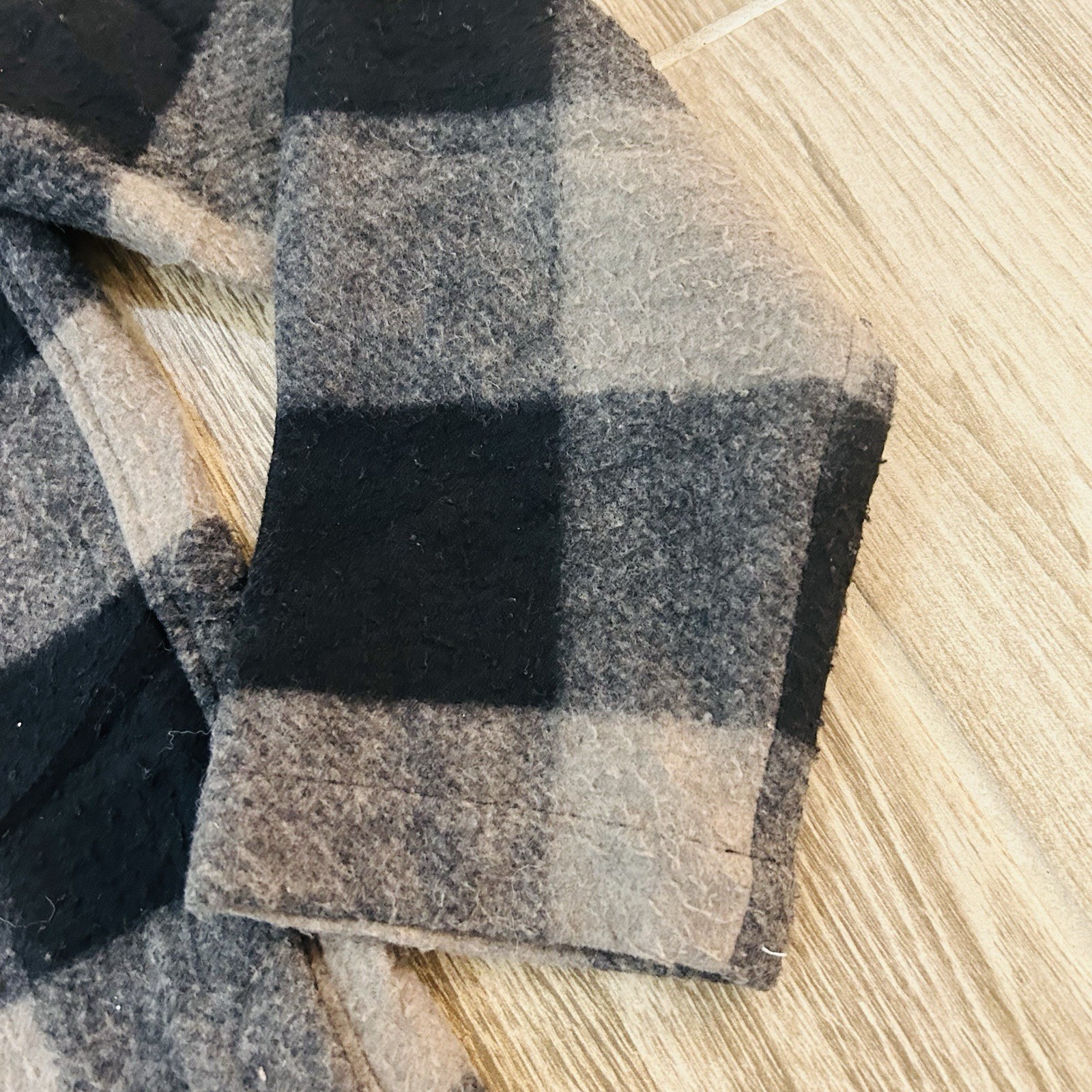 Gap Plaid Polyester Fleece Jacket Shacket Men’s L… - image 4