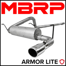 Mbrp Armor Lite Cat-back Exhaust System Fit 2007-11 Jeep Wrangler Unlimited 3.8l Mbrp Armor Lite Cat-back Exhaust System Fit 2007-11 Jeep Wrangler Unlimited 3.8l