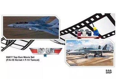 1/72 Top Movie Set F/A-18E & F14A Plastic Models