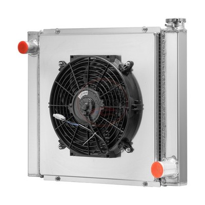 22'' x 19'' 3 Row Radiator Shroud Fan For Chevy GM SBC BBC Crossflow Universal
