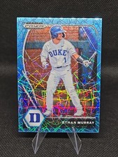 2021 Panini Prizm Draft Picks - Ethan Murray #PDP147 Blue Velocity Prizm (RC)