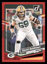 2023 Donruss Press Proof Red #108 David Bakhtiari