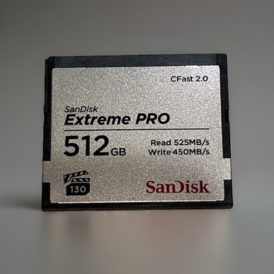 Sandisk Sdcfsp-512G-A46D Extreme Pro Cfast 2.0 512Gb Full Hd 4K Video Recording