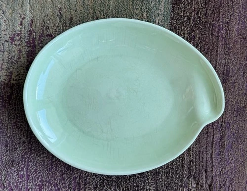 Chartreuse Green 15” Platter Red Wing Eva Zeisel Town & Country dinnerware