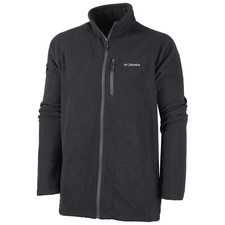 Image of Columbia Mens Fast Trek II Full Zip Fleece Jacket - Black