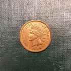 1908 Indian Head Small Cent Bronze Coin, Circulated, BN Color, Uncertified