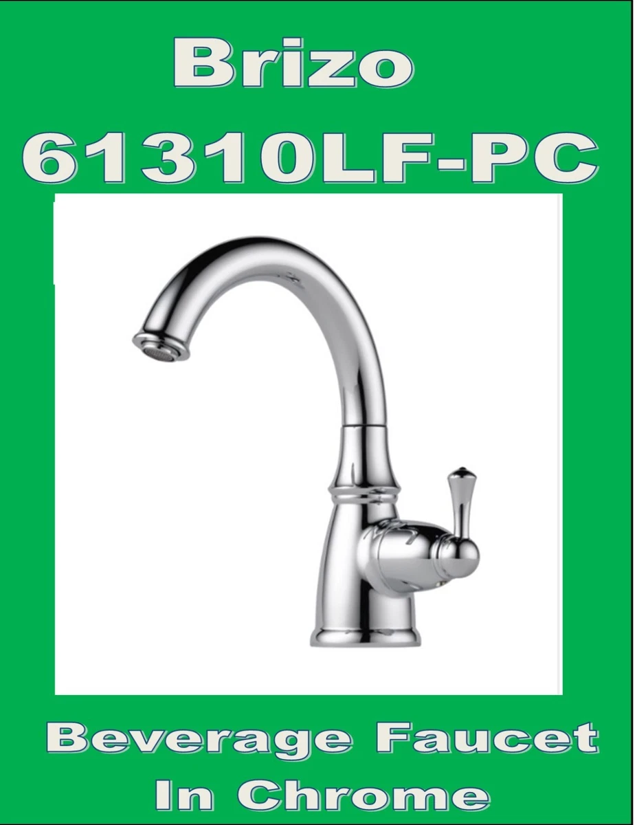 Robinet De Cuisine Brizo Litze 64343LF-BLGL - Noir Mat Et Or Luxe, Bec Extensible, 1.8 GPM, Neuf (défauts Possibles)