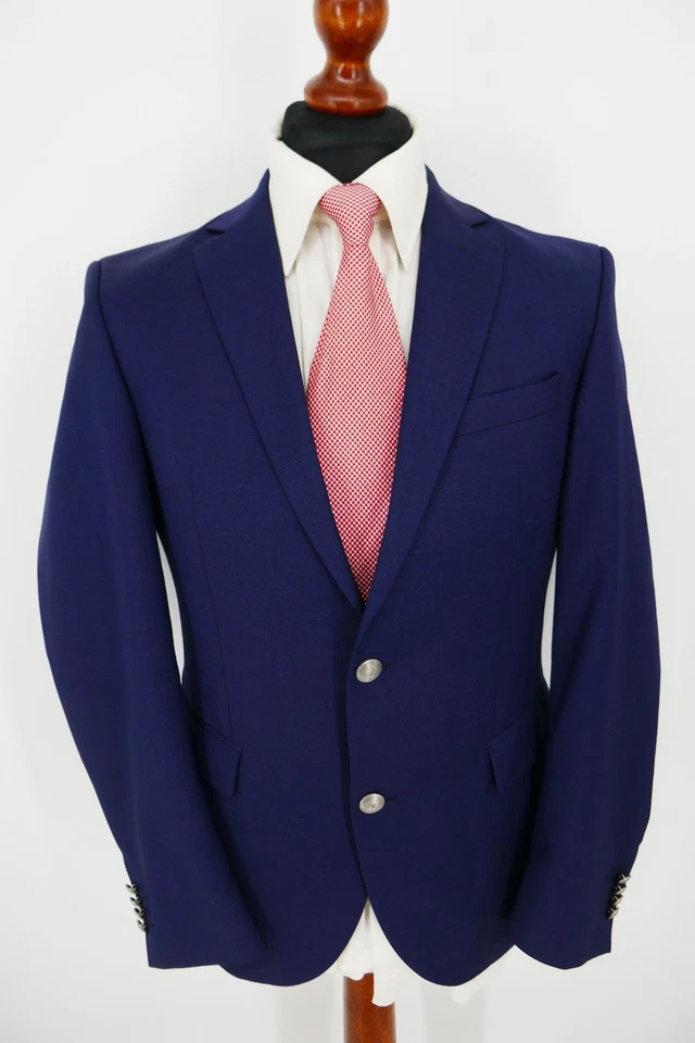 Joop Club Blazer Sakko Gr.46 100% Schurwolle Dunkel Blau Blue Label Top Zustand - Bild 1 von 4